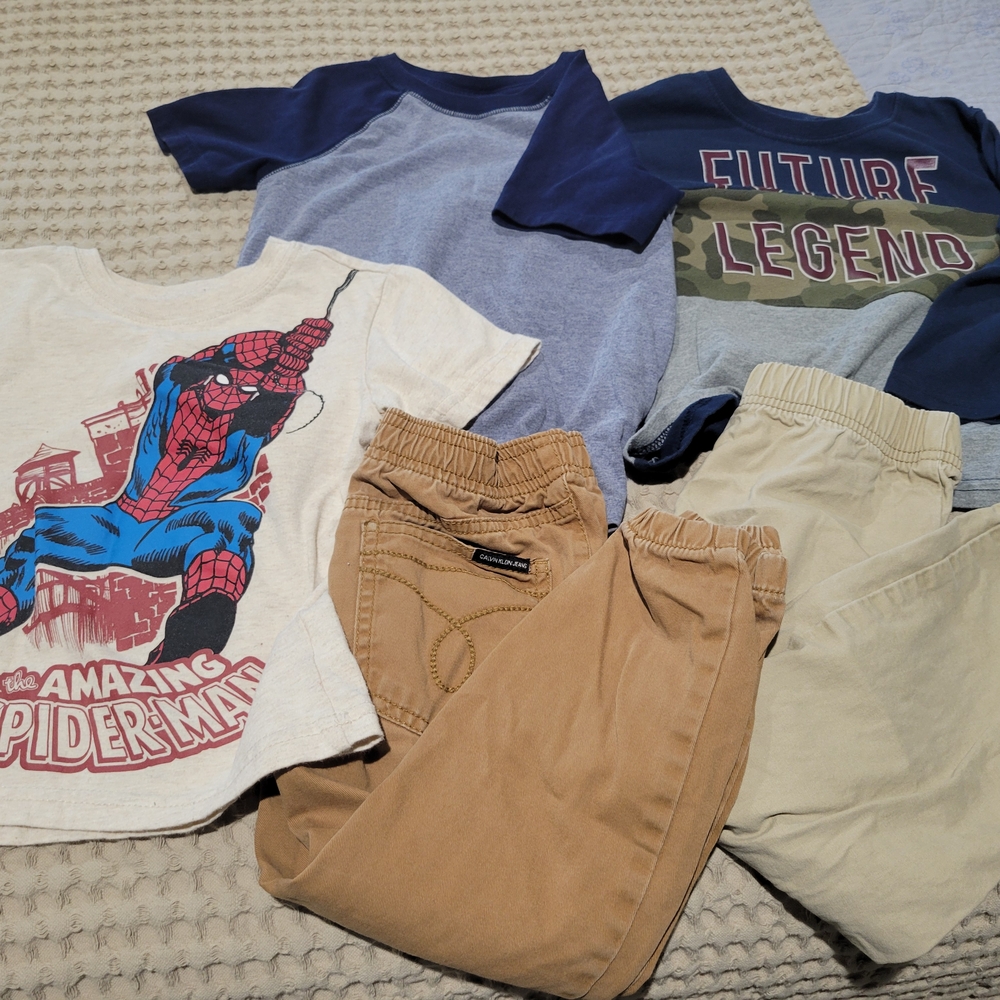 Kids Graphic Tees and Pants Set